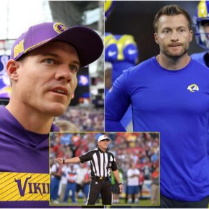 BREAKING NEWS: The head coach of the Minnesota Vikings, Kevin O'Connell, shocks by calling for an investigation into the referees in the game between Minnesota Vikings and the Los Angeles Rams, accusing them of bias…