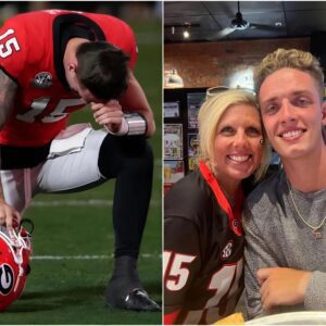 SAD NEWS: Georgia Bulldogs fans were brought to tears as Carson Beck announced the health condition of his mother. Fans are praying for Tracy Beck to overcome this challenging time