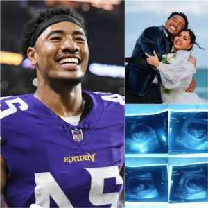 Exciting News: Minnesota Vikings Star Camryn Bynum Celebrates as His Wife Reveals She’s Pregnant with Quadruplets—His Joyful Field Reaction Thrills Fans! – CONGRATULATION