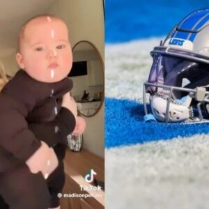 The Entire Internet Is In Stitches Over Detroit Lions' One-Word Response To Woman's Viral TikTok About Her Giant 31-Pound Baby