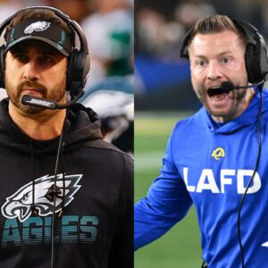 BREAKING NEWS: After a Disastrous Loss to the Philadelphia Eagles, Coach Sean McVay Refused to Recognize the Result, Claiming That the Field Was Dirty and Partly Due to Referee Bias, Causing Nick Sirianni to React Angrily