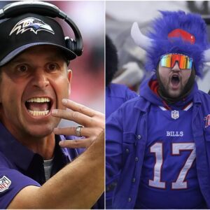 BREAKING: Baltimore Ravens head coach John Harbaugh has asked NFL officials to ban or limit the number of Buffalo Bills fans in attendance following the recent loss.