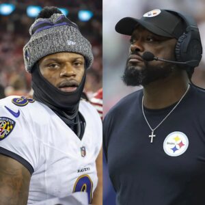 Mike Tomlin has urged the NFL to investigate Ravens QB Lamar Jackson, suspecting performance-enhancing substances and dubbing him a “doping prodigy” after his recent game display. t