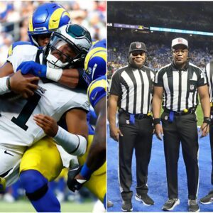 NFL BOMBSHELL: The NFL suddenly fired 3 referees who officiated the game between the Los Angeles Rams and the Philadelphia Eagles for being involved