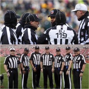 BREAKING: The NFL has confirmed that the game between the Baltimore Ravens and Buffalo Bills was fixed by the following six referees, who received a gift from a member of the Bills. The identity of this member is……