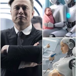 Elon Musk Revolutionizes the Future: Pregnant Robots Set to Transform Motherhood and Say Goodbye to Human Pregnancies. (T)