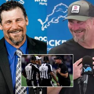 LATEST NEWS: Dan Campbell HC Detroit Lions is happy to receive information that 3 referees who officiated the match between the Lions and Commanders have been suspended and are under investigation after the referee…