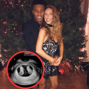 CONGRATULATIONS: Anna Congdon and Saquon Barkley have received the happy news that they are more than five weeks pregnant with twins. The sex of the two babies was also revealed by the happy guy.