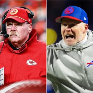 Head coach Andy Reid of the Kansas City Chiefs shocked everyone by sending a three-word "threatening" message to the Buffalo Bills before their next game, leaving Sean McDermott feeling worried and scared. t