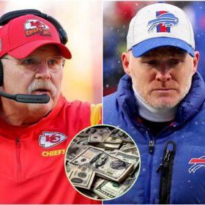 Kansas City Chiefs coach Andy Reid shocked by requesting referee change for upcoming game against Buffalo Bills, claiming the referee received $3M from Sean McDermott .And this is how Sean McDermott responded.. t