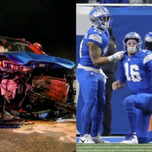 SAD NEWS: Two minutes before the disaster, after the game against the Washington Commanders, everyone was silent and teammates were in tears when the Lions superstar had a serious accident on the way home later, resulting in his body being...chidep