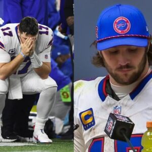 VIDEO: Bills QB Josh Allen Was So Heartbroken & Depressed That He Could Barely Talk To Reporters After AFC Championship Loss To Chiefs....