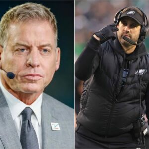 BREAKING: Philadelphia Eagles head coach Nick Sirianni has filed a lawsuit against NFL FOX commentator Troy Aikman in NFL court, accusing him of making “demeaning and offensive” statements during a press conference