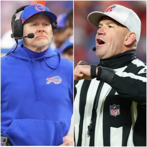 Coach Sean Mcdermott asked the NFL to review the referee’s decisions on two missed calls, suspecting that the referee team colluded with Kansas to eliminate the Buffalo Bills. t