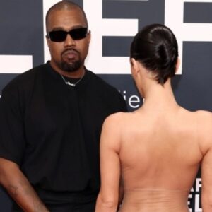 Kanye West 'loses a $20 million contract' for allowing his wife to 'show her private parts' on the 2025 Grammy red carpet. t