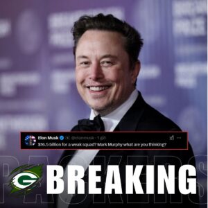 BREAKING NEWS: Elon Musk is angry that Mark Murphy offered too high a price to buy the Green Bay Packers. Elon Musk said "The Green Bay Packers are too weak to......t