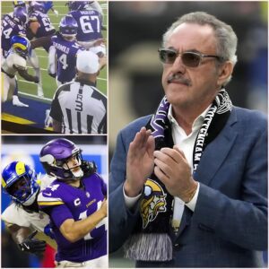 LATEST NEWS: The Minnesota Vikings' Chairman is delighted upon receiving information that three referees officiating the game between the Vikings and cd