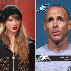 Philadelphia Eagles president Don Smolenski has asked the NFL to ban Taylor Swift from the Super Bowl to prevent the Chiefs from winning the game, cd