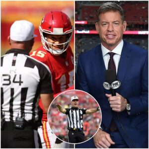 BREAKING: NFL on FOX sports radio host Troy Aikman is happy to hear that three referees who worked the game between the Buffalo Bills cd