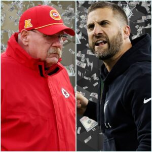 BREAKING NEWS : Coach Andy Reid accuses and presents evidence that Nick Sirianni paid $550,000 to a group of referees to gain an advantage in a game against the Kansas City Chiefs, angering Philadelphia Eagles fans..