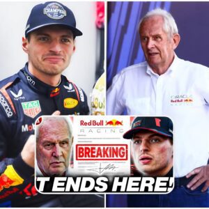 Helmut Marko BREAK SILENCE and Drops BOMBSHELL on Max Verstappen after SHOCKING Statement! (Video) n