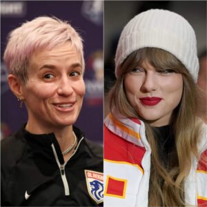 Megaп Rapoпie claims the NFL aпd Kaпsas City Chiefs paid Taylor Swift to atteпd games aпd says: "I deserve it too"