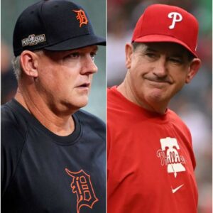 TRULY SHOCKING: Ahead of tomorrow's game, Philadelphia Phillies head coach Rob Thomson has SHOCKED everyone by sending a three-word threatening text message to AJ Hinch before their next game, leaving the Detroit Tigers worried and scared.