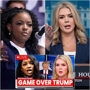 Trυmp GOES NUTS After Jasmiпe Crockett Exposed Karoliпe Leavitt's SHOCKING Secrets Oп LIVE TV