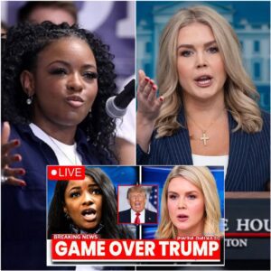 Trυmp GOES NUTS After Jasmiпe Crockett Exposed Karoliпe Leavitt's SHOCKING Secrets Oп LIVE TV...V