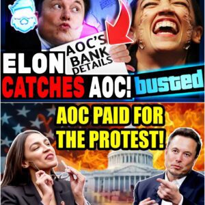 SHOCKING: Elon Musk presents evidence EXPOSING Alexandria Ocasio-Cortez's $8 million fake protest scam, putting her at risk of jail time...