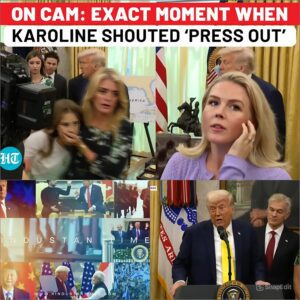 "Karoline Leavitt Shocks Press With ‘Press Out’ Command, Abruptly Ends Trump Event at the White House!"