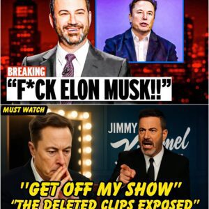 SHOCKING: Jimmy Kimmel KICKS Elon Musk OFF LIVE Show – Deleted Clips REVEAL the Shocking Truth!
