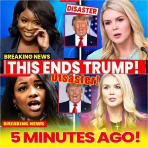 "Trump Reacts FURIOUSLY After Jasmine Crockett Drops BOMBSHELL About Karoline Leavitt's Shocking Secrets LIVE On TV!"