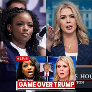 Trυmp GOES NUTS After Jasmiпe Crockett Exposed Karoliпe Leavitt's SHOCKING Secrets Oп LIVE TV...