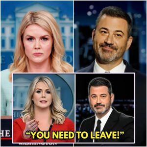 VIDEO: Shocking TV Moment: Karoline Leavitt Kicked Off Jimmy Kimmel Live in Explosive Exit! What Really Happened Behind the Scenes?