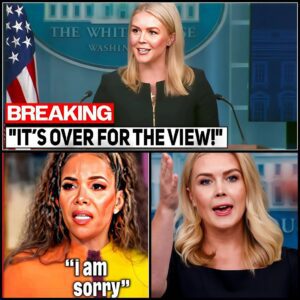 DRAMA EXPLODES: The View PUBLICLY BEGS Karoliпe Leavitt TO STOP NEW LAWSUIT FOR $800 MILLION! Immediately, the White Hoυse spokespersoп made a move that made