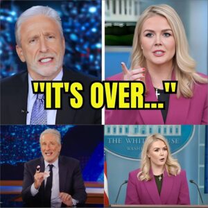 "SHOCKING: Jon Stewart MOCKS Karoline Leavitt—Her Ruthless Comeback EXPLODES on Social Media!"