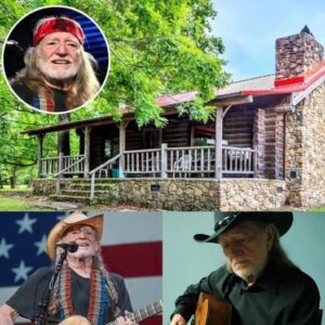 "Willie Nelsonโs Handcrafted Log Cabin: A Dream Retreat Filled with Personal Touches and the Spirit of His Legendary Life"