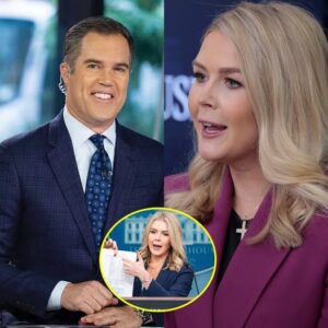 "SHOCKING TURN: NBC’s Peter Alexander Left Reeling After Explosive Confrontation with Karoline Leavitt—The Unbelievable Fallout You Won’t Believe!"
