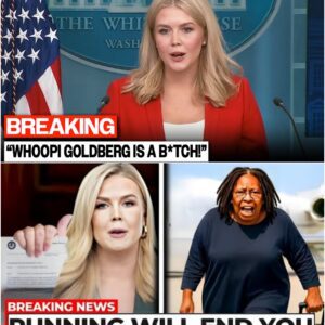Karoline Leavitt EXPOSED Whoopi Goldberg as She ESCAPES the Country! Immediately, the Republican Party took security measures to...