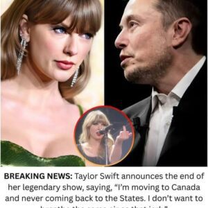 BREAKING NEWS: Taylor Swift announces the end of her legendary show, saying, โIโm moving to Canada and never coming back to the States.