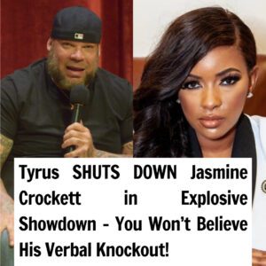 "Tyrus DOMINATES Jasmine Crockett in Explosive Showdown—His Verbal Knockout Will Leave You Speechless!"