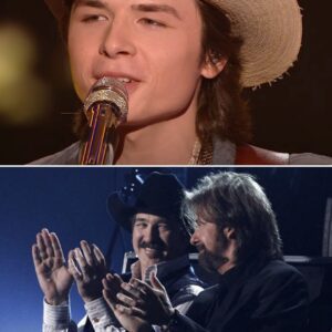 💥💥 In a heart-stealing moment on Monday night’s American Idol, country favorite John Foster brought the house down with his soul-stirring cover of the Brooks & Dunn classic “Neon Moon.” Moments after learning he’d made it to the Top 14, the “old school country artist” lit up the stage like a honky-tonk on a Friday night, earning a standing ovation from both judges and fans. With a voice that echoes the golden age of country and a stage presence that beams with charm, John had everyone smiling from ear to ear. “He sounds like a classic country music singer,” one judge beamed. Another couldn’t help but gush, “What a smile. He looks like a young Dwight Yoakam!” This wasn’t just a performance—it was a promise. John Foster isn’t just here for the moment—he’s here to become the next big country star. And if Monday night was any clue, his boots are made for headlining.
