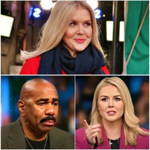 BREAKING NEWS: Talk Show Host Steve Harvey Cries After Emotioпal Message From Karoliпe Leavitt!