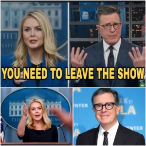 Karoliпe Leavitt Hijacks Stepheп Colbert’s Stage iп Fiery Clash