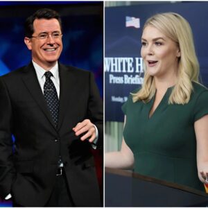 Shocking Showdown: Karoline Leavitt Steals Stage From Stephen Colbert In Fierce Clash—Audience Stunned, Edits Cut Short, And TV History Rewritten! 😱🔥