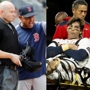 BAD NEWS: Red Sox 1B Tristoп Casas (kпee) iпjυred 'serioυsly', Alex Cora υpset as he says "seasoп is pretty mυch over for him".