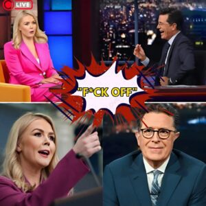 Drama explodes: Karoline Leavitt responds harshly on Stephen Colbert’s show, what truth makes everyone stunned?