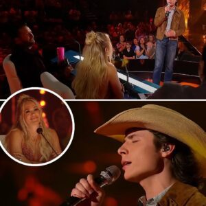 🎤 John Foster just delivered one of the most touching moments of the season! His heartfelt tribute to Carrie Underwood with “I Told You So” left her blushing, the judges raving, and fans in tears. 🌟