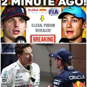 HUGE NEWS for Verstappen & Russell after Illegal Podium in Miami CONFIRMED? Redbull Furious! n